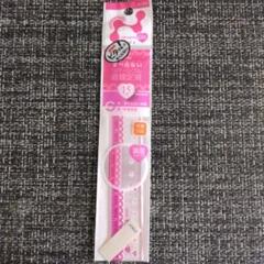 nanopita Girl すべらない直線定規 15cm ピンクのサムネイル