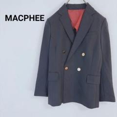 ◇マカフィー【M】テーラードジャケット　ダブルボタン　金ボタン　肩パット　日本製