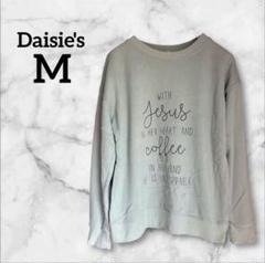 Daisie's 【M】 ミントグリーン スウェット 長袖 リラックス