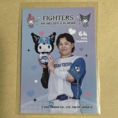 新品未使用　田宮裕涼 かわいいタオル　キティちゃん　コラボ　日ハム　非売品 ファイターズ 田宮裕涼選手 ハローキティコラボかわいいタオル