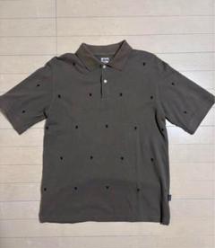 00年代頃　old Stussy ブラウン ストライプ ポロシャツ L 00's Stussy S/S Polo Shirt M / ステューシー ポロシャツ