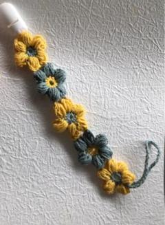 ハンドメイド おしゃぶりホルダー おもちゃホルダー