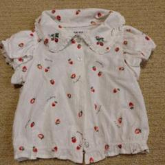 SLAP SLIP いちご柄シャツ 110