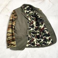 B16545 コムデギャルソンオム 16AW タイガーカモドッキングJK XS