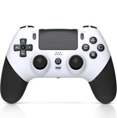 PS4コントローラー マクロ機能 ps4 コントローラー　白　ジャイロセンサー