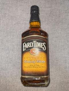 Early Times 1860 空瓶 アーリータイムズ 旧ラベル 空き瓶 750ml - メルカリ