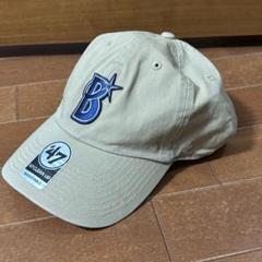 新品47 Clean Up ベージュ DeNA ベイスターズ キャップ B*ロゴ