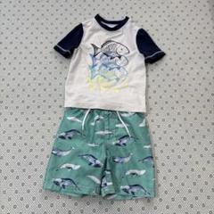 ☆美品　オールドネイビー　ラッシュガード　海水パンツ　上下セット　2T