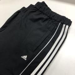 adidas ナイロンパンツ ジャージ スポーツ ブラック メンズ2XL
