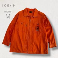 DOLCE カバーオール 46 M オレンジ アメカジ ドルチェおじさん 大きい
