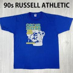 90s　USA製　ラッセル　シングルステッチ　Tシャツ　ベースボール　XL