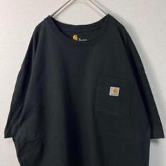 USA古着 carhartt カーハート ポケット Tシャツ 黒