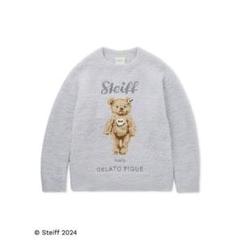 美品　Steiff ジェラートJamesジャガードプルオーバー　ジェラートピケ セール】【Steiff】【HOMME】ジェラートJamesジャガードプル