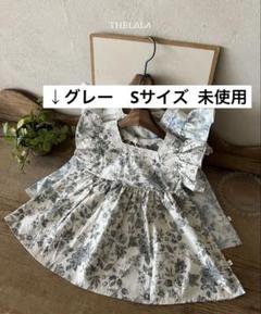 the lala グレー　ワンピース　チュニック　未使用　夏服　ベビー服