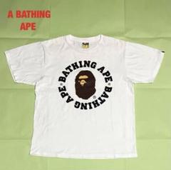 A BATHING APE　ロゴTシャツ　サークルロゴ　大猿　シングルステッチ