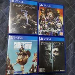 PS4　ゲーム4本セット　中古品