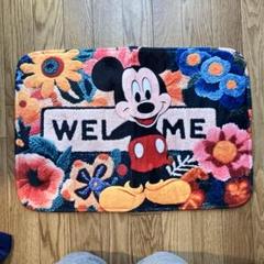 Disney・ミッキーマウスの玄関マット