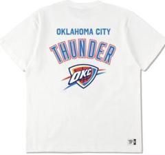 NBA OKC THUNDER wind and sea Tシャツ