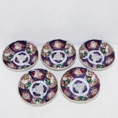伊万里 膾皿 古伊万里　錦手 5客 赤絵 金彩　花 伊万里 膾皿 古伊万里 錦手 5客 赤絵 金彩 花 - メルカリ