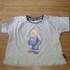 Polo テディベアプリント Tシャツ グレー　110 キッズ　半袖