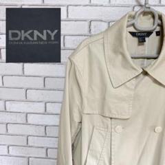 【DKNY】トレンチコート ロングコート ベージュ 男女兼用