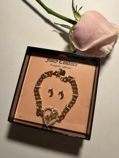 JUICY COUTURE ブレスレット2ピアス1合計3点セット⭐︎ケース付き JUICY COUTURE ブレスレット2ピアス1合計3点セット⭐︎ケース