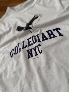 GOLDEN GOOSE 「COLLEGIART」WhitelogoTshirtのサムネイル