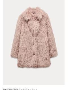 【利益還元祭】開催中！今年最後の大セール ZARA フェイクファーコート ZW COLLECTION ピンク M - メルカリ ジャケット・アウター