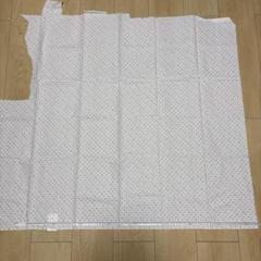 水玉模様 綿生地 約84cm x 85cm