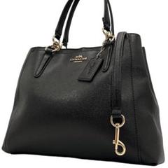 【極美品】COACH コーチ 金ロゴ ゴールドチャーム トートバッグ レザー 極美品 COACH コーチ トートバッグ ショルダー 肩掛け レザー 本