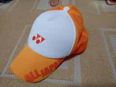 ヨネックス　YONEX　ALL JAPAN　キャップ　オレンジ ✕ ホワイト