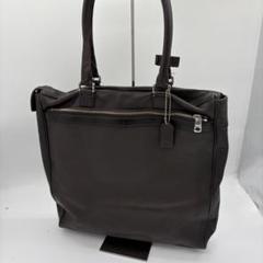 美品　A4収納　コーチ　トートバッグ　オールレザー　本革　黒　ブラック COACH コーチ オールレザー 本革 ステッチ トートバッグ A4可
