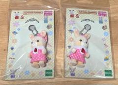 はなぞのうさぎの女の子　福岡限定　二匹セット　はなぞのウサギのキーホルダーのサムネイル