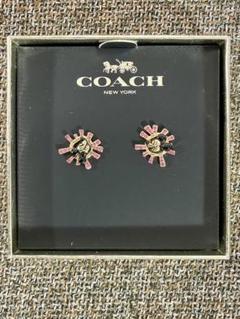 新品】COACHコーチ ミッキー キース・ヘリング ピアス ピンク