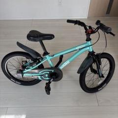 アイデス d-bike 18インチ 水色(エメラルドグリーン)自転車 アイデスd-bike 18インチ 水色(エメラルドグリーン)自転車