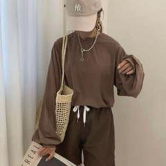 BLATE ♡ ラッシュガード※ベージュ、シャツ＋ズボンの上下セット シンプルシャツラッシュガード | BLATE