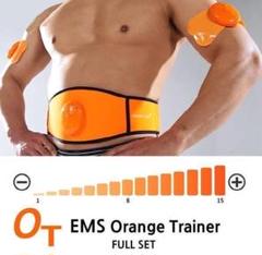 痩身エステマシン +マッサージジェル+ベルト EMS痩身マッサージベルト 振動ベルト 減量 ORANGE TRAINER