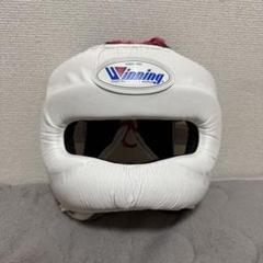美品】Winning ヘッドギア フルフェイス FG-5000 Mサイズ 白