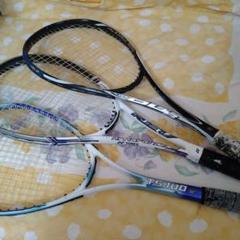 ケース2つ付YONEX TS100他　軟式テニスラケット2本セット YONEX - YONEX TS100 新品未使用品と中古品 2個セットの通販 by