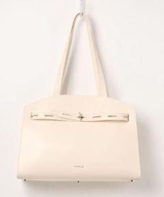 【美品】FURLA ブラックレザー トートバッグ ウォーターガードスプレー付 トートバッグ レディース ブランド FIORVE a4 仕切り大容量