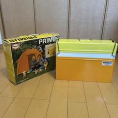 ビンテージ PRIMUS ツーバーナーコンロ 2222 イエロー/オレンジ　箱付 ビンテージ PRIMUS ツーバーナーコンロ 2222 イエロー/オレンジ