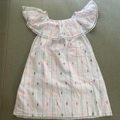 フリル付き刺繍チュニック 100cm~