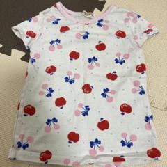 ミキハウス リンゴとチェリー柄半袖Tシャツ 100サイズHot Biscuits