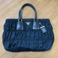 最終値下げ PRADA ギャザー ピンク レディース バッグ ナイロン