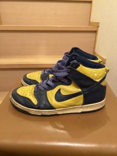 98年製復刻 NIKE DUNK HIGH ミシガン ダンク ヴィンテージ