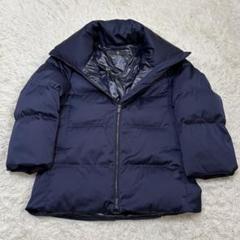 UNIQLO +J ショートダウンジャケット　黒✖️ブルー　ネイビー　サイズM ショートダウンの関連商品 | ユニクロ