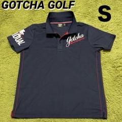 GOTCHA GOLF ガッチャ　ゴルフウェア　半袖ポロシャツ　Ｓ　ネイビー