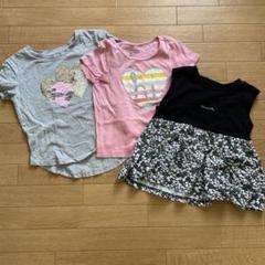 ３-4歳向き　GAP Tシャツ２枚と花柄トップスセット