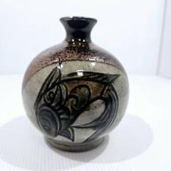 上江洲茂生（茂男）　初期作品　唐草紋大壺　民藝　壺屋焼　やちむん　金城次郎 上江洲茂生（茂男） 初期作品 唐草紋大壺 民藝 壺屋焼 やちむん