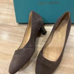 sophia collection ダークブラウン パンプス 22.5cm